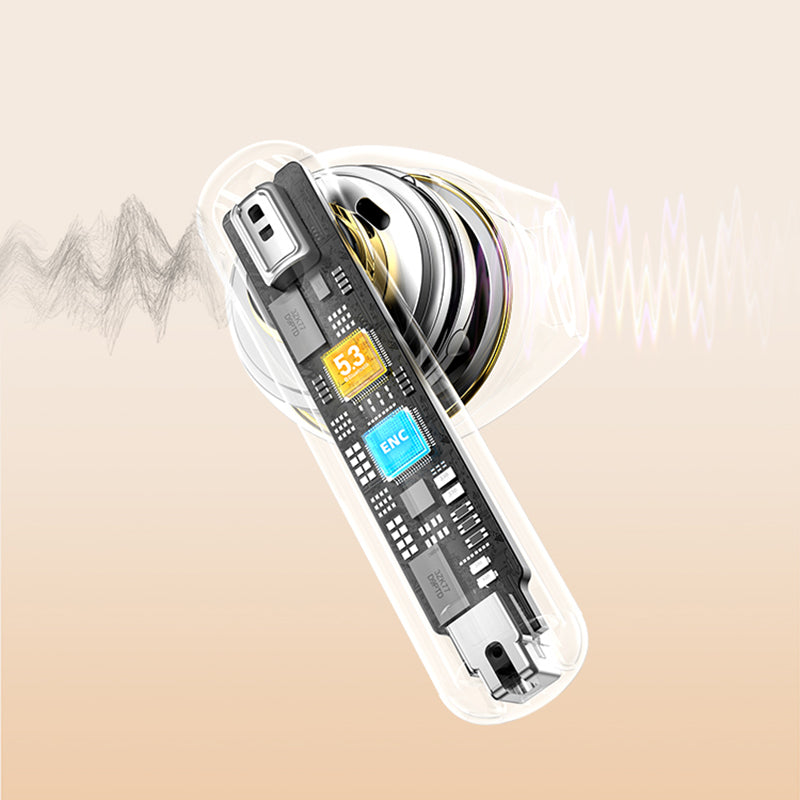 REMAX CozyBuds 2E TWS Bluetooth 5.3 Stereo Headset ENC Redukce šumu Ergonomie Bezdrátová hudební sluchátka REMAX CozyBuds 2E TWS Bluetooth 5.3 Stereo Headset ENC Redukce šumu Ergonomie Bezdrátová hudební sluchátka
